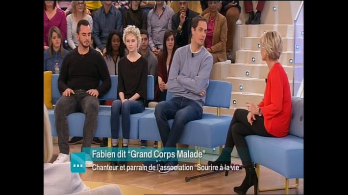 Grand Corps Malade parrain association Sourire à la Vie